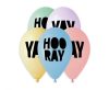 Party Hooray balloon, 5 pcs - 13 inches (33 cm)