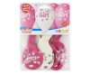 Baby Girl balloon, 5 pcs 13 inch (33 cm)