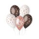 Colour Rose Gold Star, Balloon Set with Stars, 6 pcs, 33 cm (13 inch)