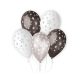 Colour Silver Star, Star Balloon, Balloon Set 6 pcs 33 cm (13 inch)