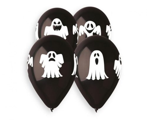 Halloween Ghosts Scare Balloons 5 pcs 13 inch (30 cm)