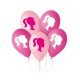 Princess My Pink World Ponytail Princess Balloon, 5 pcs 12 inch (30 cm)