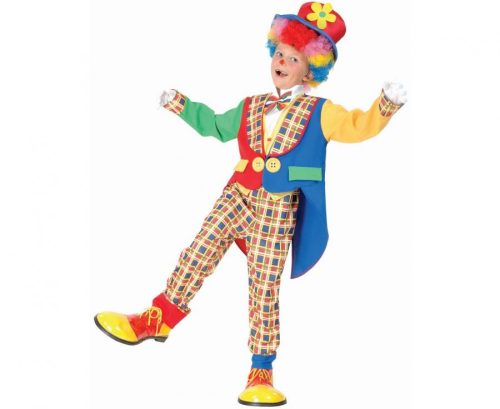 Colour Colorful Clown Costume 110/120 cm