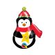 Penguin Penguin, foil balloon 36 cm (WP)