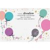 Happy Birthday Balloon Happy Birthday greeting card + envelope