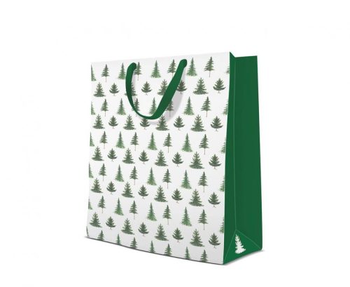 Christmas Conifer Trees i paper gift bag 30x41x12 cm