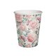 Flower Gorgeous Roses Rose Paper Cup 6 pcs 250 ml