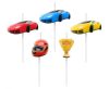 Car Racing Racing cake candle, candle set 5 pcs