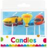 Car Racing Racing cake candle, candle set 5 pcs