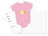 Baby Little Girl Pink Invitation Set of 6 pcs