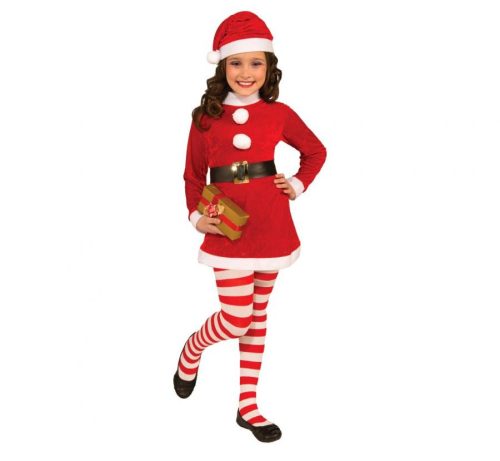 Christmas Santa Girl, Santa Claus girl costume 7-9 years