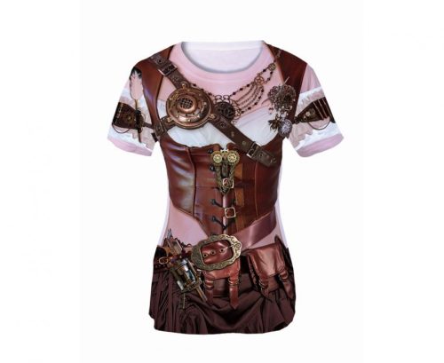 Pirate Lady 3D Women's T-Shirt, Top L