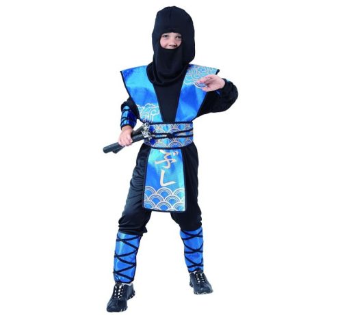 Ninja Blue Ninja Costume 110/120 cm