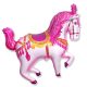 Horses Circus Pink foil balloon 36 cm (WP)