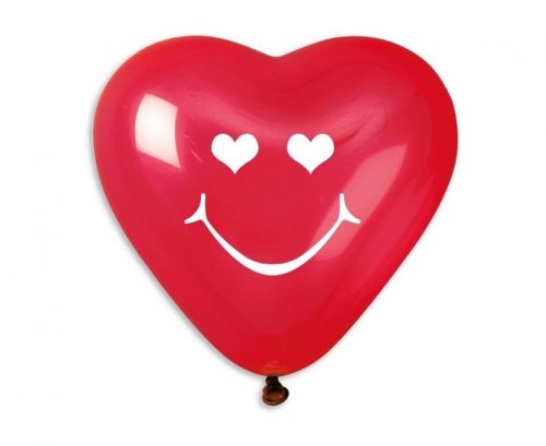 Love Red Hearts, Red Heart balloon, balloon 3 pcs 10 inch (25 cm)