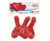 Love Red Hearts, Red Heart balloon, balloon 3 pcs 10 inch (25 cm)