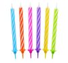 Colour Spiral birthday candle, candle set