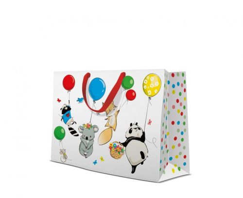 Animals Balloon paper gift bag 34x27x13 cm