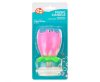 Colour Pink Pink Flower Musical Birthday Candle Set