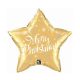 Christmas Merry Christmas Gold Star, foil balloon 51 cm