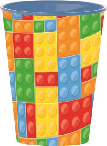 Bricks Bricks Lego pattern plastic cup 260 ml II. class