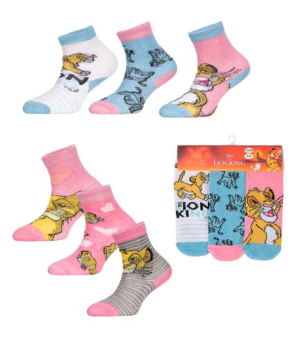 Disney Az Oroszlánkirály/Az Oroszlán őrség Disney The Lion King kids socks 23-34