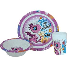 Paw Patrol Team Dinner Set, Microwave-safe Plastic Set in Box - Javoli