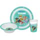 Paw Patrol Team dinner set, micro plastic set in Box