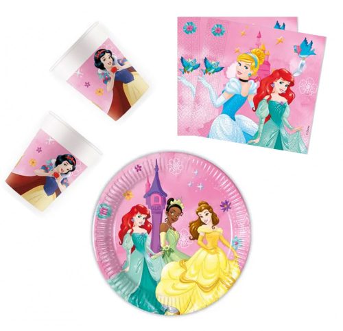 Disney Princess Live Your Story party set 36 pieces with 20 cm plate