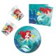 Disney Princess Ariel Curious party set 36 pcs with 23 cm plates