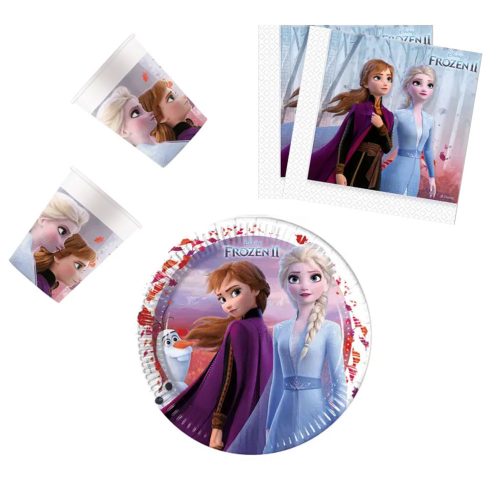 Disney Frozen Leaf party set 36 pcs with 23 cm plate