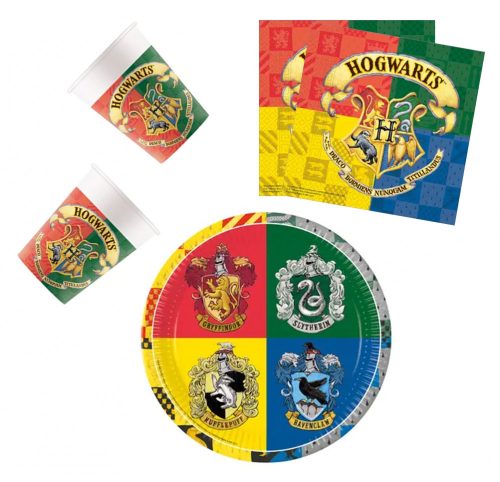 Harry Potter Hogwarts Houses party set 36 pcs with 23 cm plate