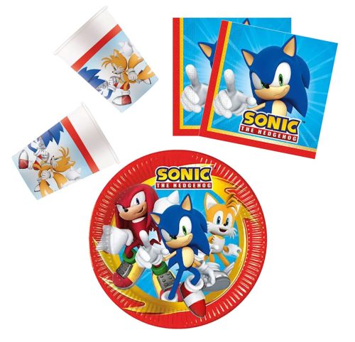 Sonic the Hedgehog Sega Sonic the Hedgehog Party Set 36 pcs with 23 cm plates