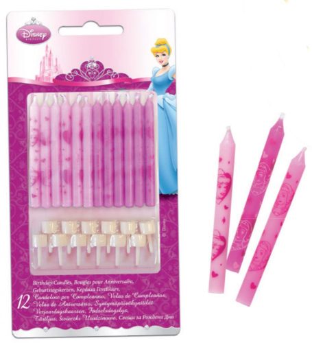 Disney Princess Live Your Story cake candle set of 12 pieces