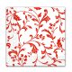 Flower Arabesque Red Red Patterned Napkin 20 pcs 33x33 cm FSC