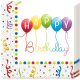 Happy Birthday Streamers Happy Birthday Napkin 20 pcs 33x33 cm