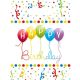 Happy Birthday Streamers Happy Birthday gift bag, pack of 6