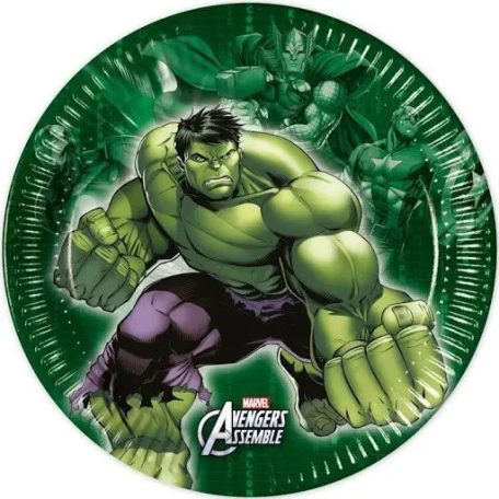 Avengers Multi Heroes Paper Plate 8 Pieces 19 5 Cm Javol