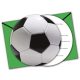 Football Soccer Field party invitation 6 pieces