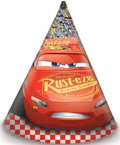 Disney Cars Arena Race Party hat, 6 pcs