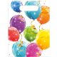 Balloon Sparkling gift bag set of 6