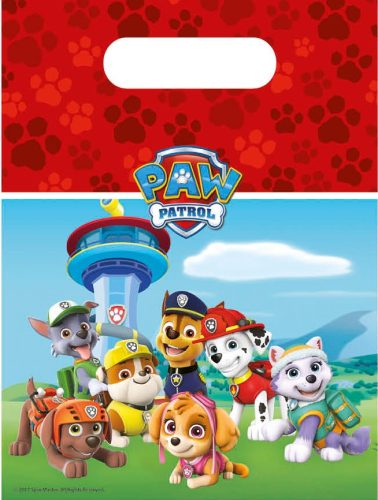 Paw Patrol Ready For Action gift bag set of 6