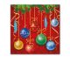 Christmas Sparkling  Balls i Sparkling Balls napkin 20 pcs 33x33 cm