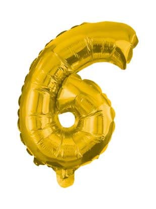 Mini gold deals foil balloons