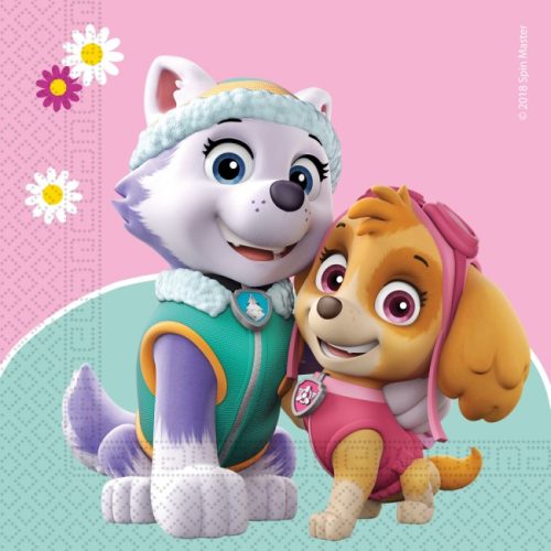 Paw Patrol Skye and Everest napkin pack of 20 33x33 cm