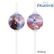 Disney Frozen Leaf paper straw, set of 4