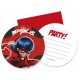 Miraculous Ladybug Hero invitation set 6 pcs