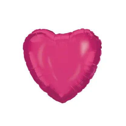 Colour Pink Heart, Pink Heart Foil Balloon 46 cm