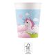 Unicorn Castle paper cup 8 pcs 200 ml FSC