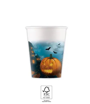 Halloween Sensations paper cup 8 pcs 200 ml FSC